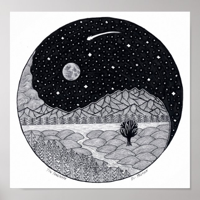 Poster de Yin Yangscape (Devant)