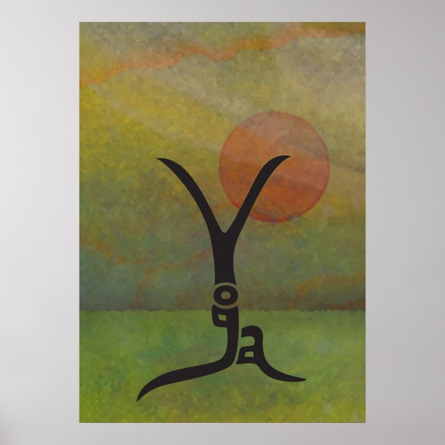 Poster de Yoga Tranquille (Devant)