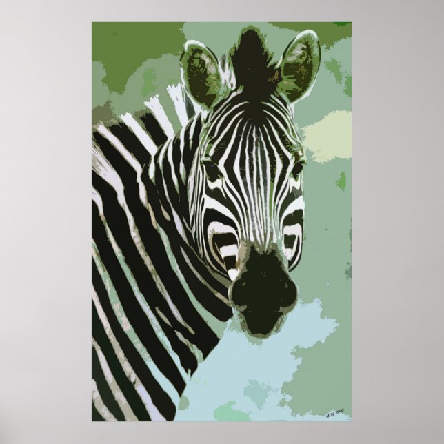 Poster de Zebra African Wildlife (Devant)