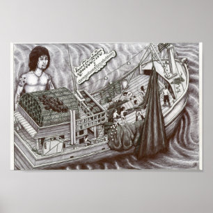 Poster Dead Eye Poster, Vannak Above Boat