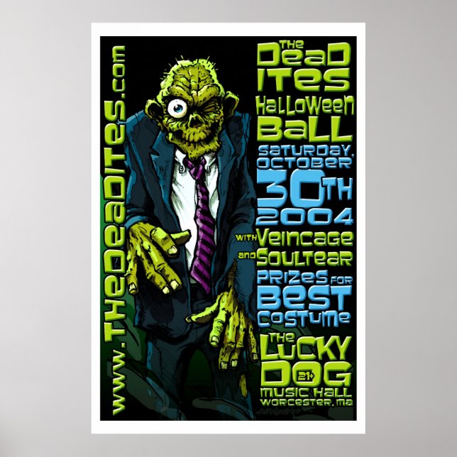 Poster Deadites Halloween Ball (Devant)