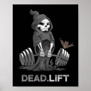 Poster Deadlift Chemise Bodybuilder Powerlifting Funn
