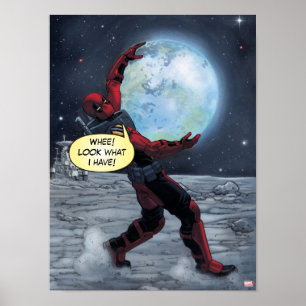 Poster Deadpool Tenant La Terre
