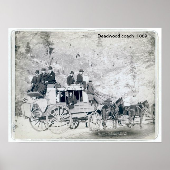 Poster Deadwood coach Print (Devant)