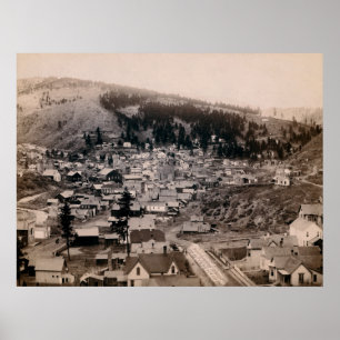 Poster DEADWOOD, DAKOTA DU SUD en 1888 No 2