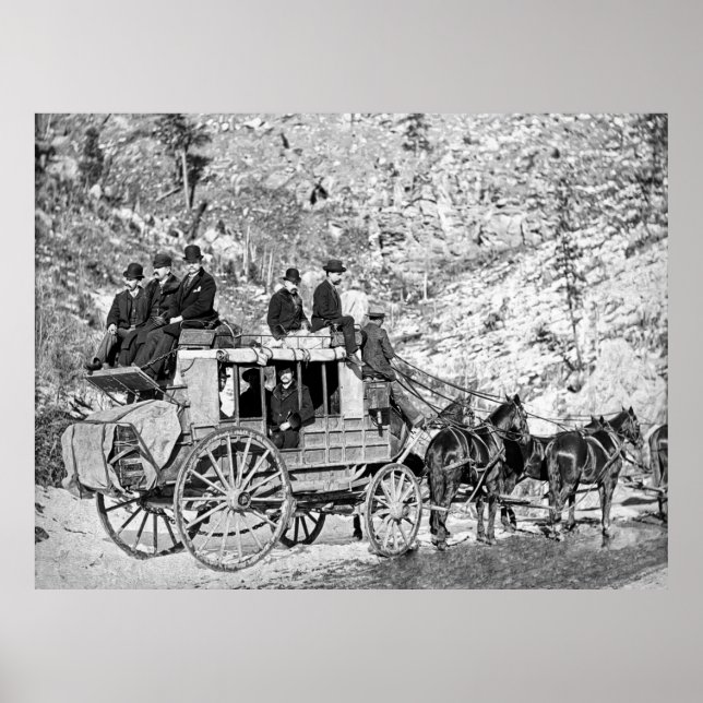 Poster DEADWOOD STAGECOACH en 1889 (Devant)