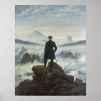 Déambulateur au-dessus de la mer de brouillard - G