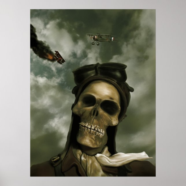 Poster Death From the Skies (Devant)