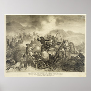 Poster Death Struggle [1878 du Général Custer's ?]