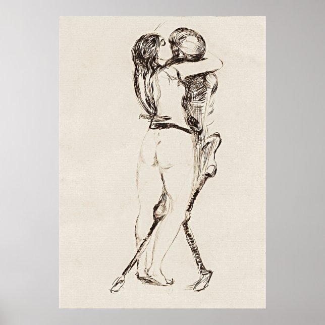 Poster Death & The Woman : L'élégance hantante de Munch (Devant)