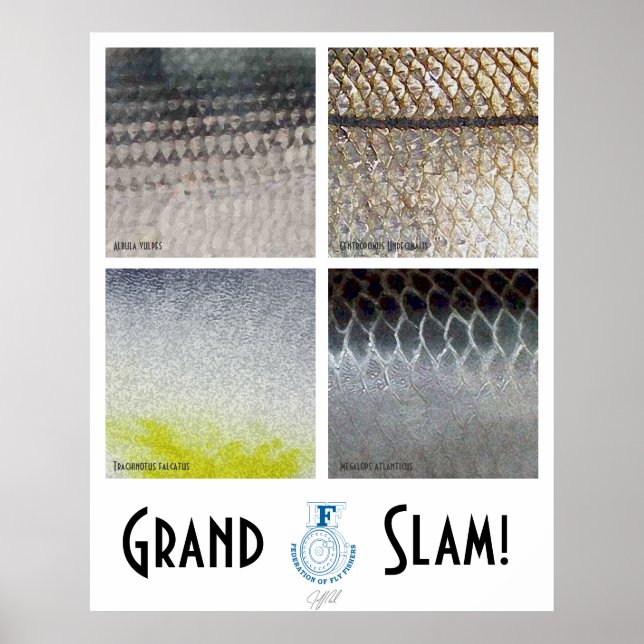 Poster d'eau salée Grand Slam (Devant)