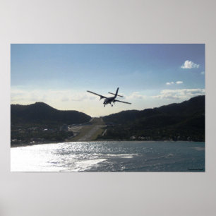 Poster Débarquement à St Barth