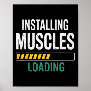 Poster Débutant Exercice Salle De Sport Bodybuilding Fitn