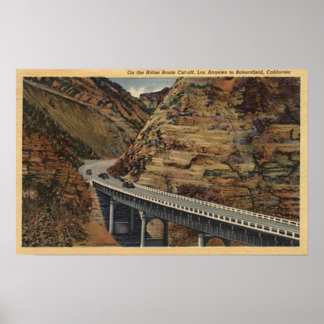 Poster Décalage de la route Ridge, Aller à Bakersfield (Devant)