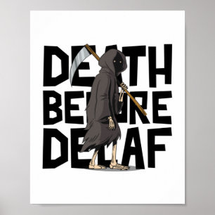 Poster Décès avant décaf
