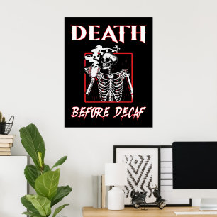 Poster Décès avant décaf
