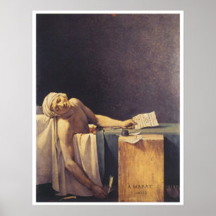 Poster Décès de Marat, 1793