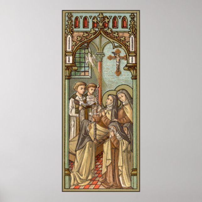 Poster Décès de Sainte Thérèse d'Avila (SAU 28) (Devant)