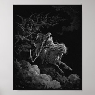 Poster Décès Sur Un Cheval Pâle Par Gustave Dore