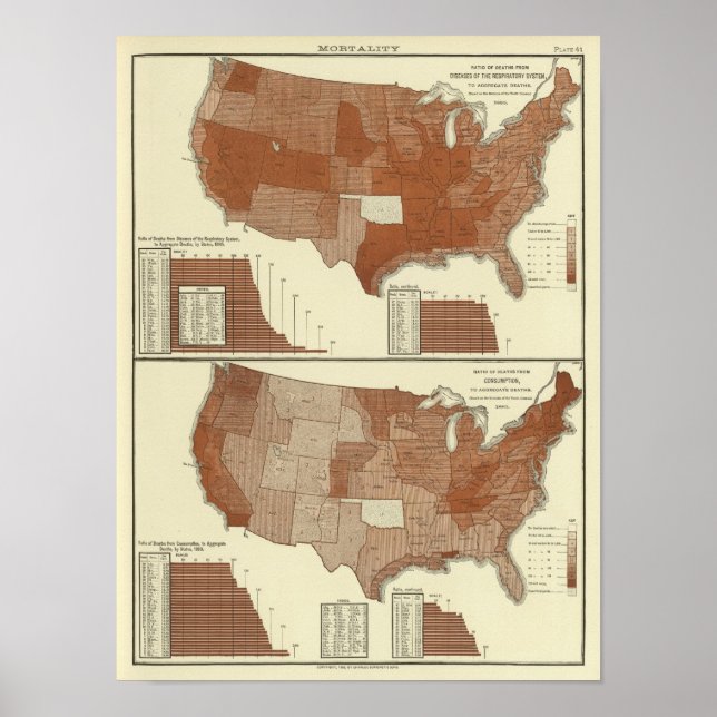 Poster Décès, système respiratoire, consommation (Devant)