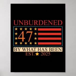 Poster Déchargé 47 de ce qui a été Ét. 2025 Trump États-U
