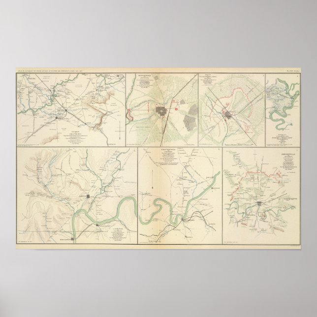 Poster Decherd, Manchester, Tullahoma, Jasper (Devant)