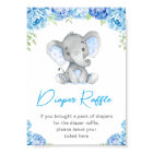 Déchets Raffle Signal Blue Elephant Baby Boy Douch