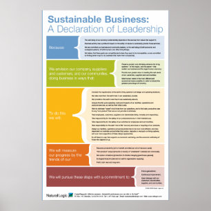 Poster Déclaration de leadership