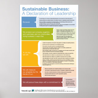 Poster Déclaration de leadership