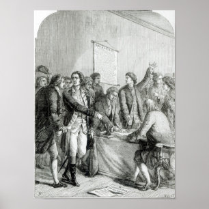 Poster Déclaration d'indépendance des États-Unis