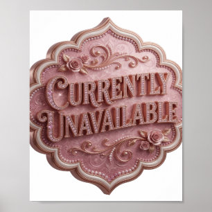 Poster Déclaration Rose ACTUELLEMENT INDISPONIBLE