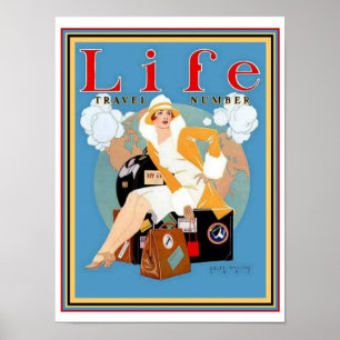 Poster Deco Life Travel Cover- Coles Phillips 12 x 16
