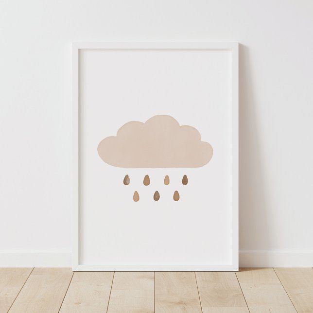 Poster Décodeur Neutre Cloud Boho Boy (Créateur téléchargé)