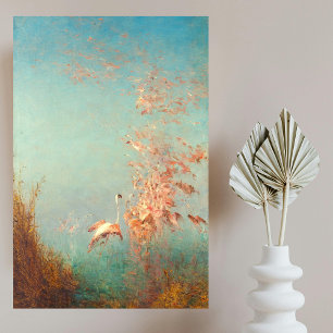 Poster Décollage de Flamants roses, Étang de Vaccarès