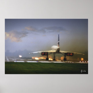 Poster "Décollage de la Concorde"