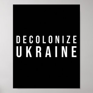 Poster Décoloniser l'Ukraine
