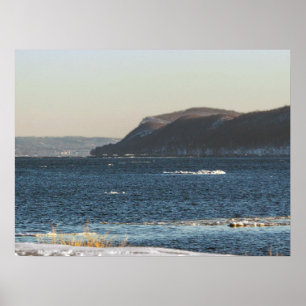 Poster Décongélation de la rivière Hudson