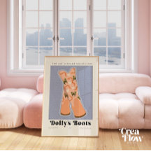 Décor Art Décor Preppy Western Boots
