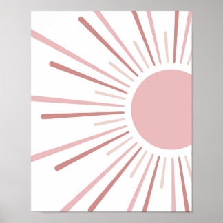 Poster Décor Boho Sun Kids