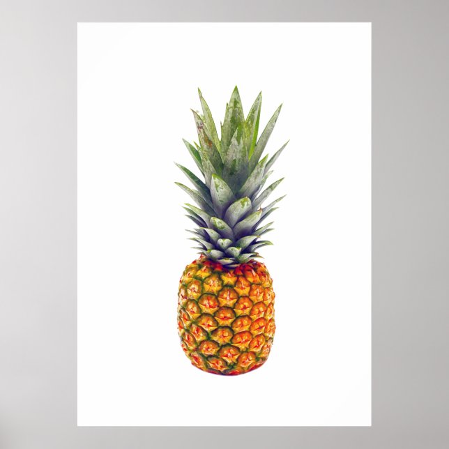 Poster Décor cuisine ananas (Devant)