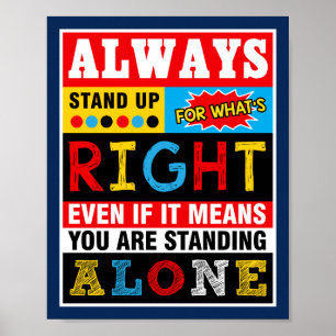 Poster Décor de classe Don de l'enseignant Citation motiv