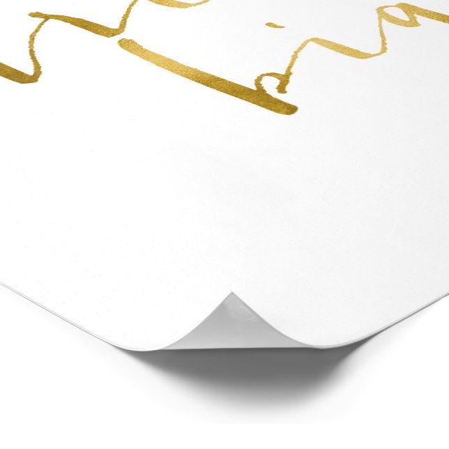 Poster Décor de mur à huile d'or, Gros rêve, Mur Ado Art (Coin)