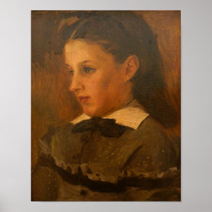 Poster Décor de portrait vintage Académie sombre Renoir