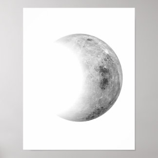 Poster Décor Lune Crescent, Décor Lune