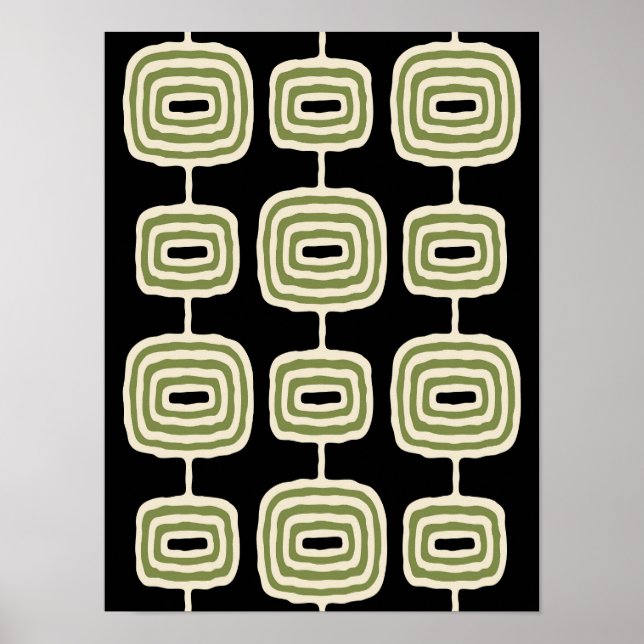 Poster Décor Moderne Du Milieu Du Siècle (Devant)