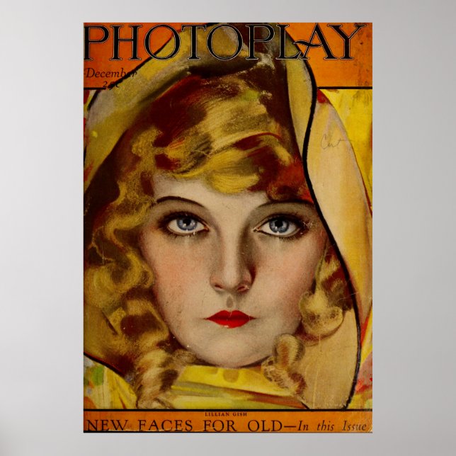 Poster décoratif Lillian Gish (Devant)