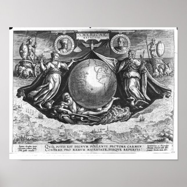 Poster Découverte de l'Amérique (Devant)