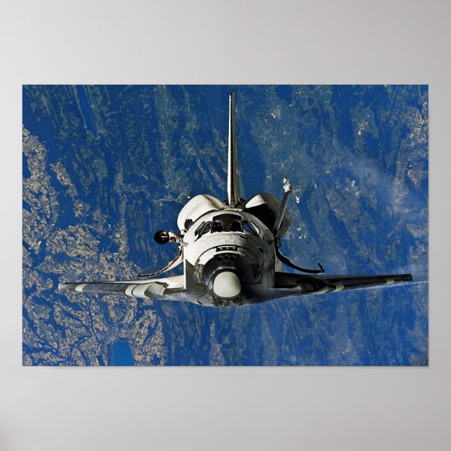 Poster Découverte de navette spatiale en approche de l'IS (Devant)
