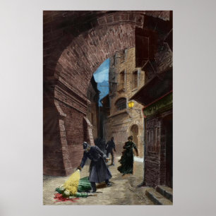Poster Découverte d'une victime de Jack le Ripper