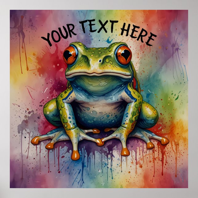 Poster Découvrez la magnifique grenouille captivante (Devant)